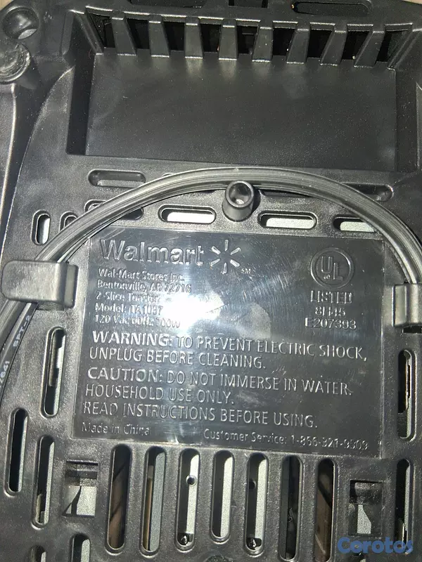 electrodomesticos - Tostadora Eléctrica Walmart de 2 Ranuras  5