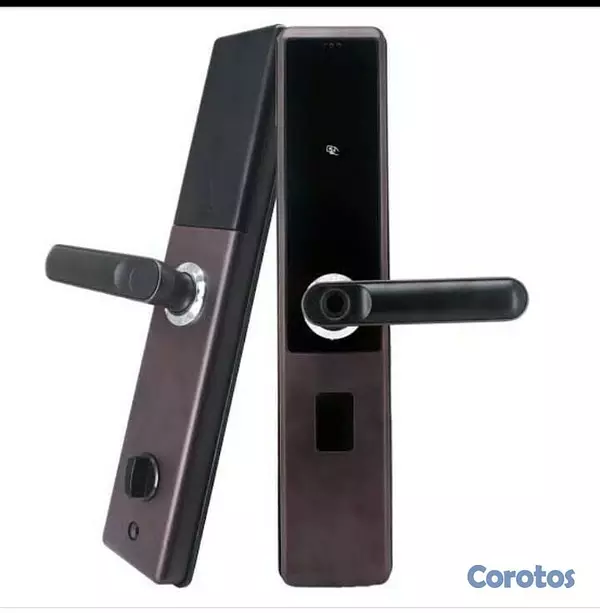 otros electronicos - Cerradura smart para puerta con huella digital inteligente y llaves de acceso 5