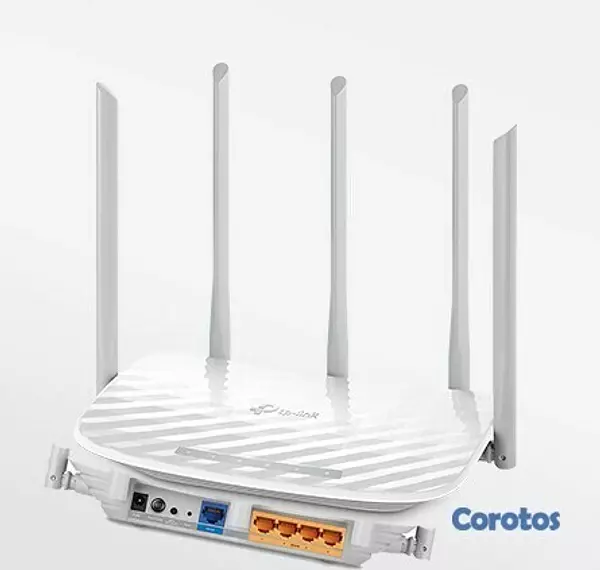 computadoras y laptops - ROUTER TP-LINK TL-ARCHER C60 AC1350  DE ALTA VELOCIDAD DUAL BAND 867MBPS,5GHZ 2