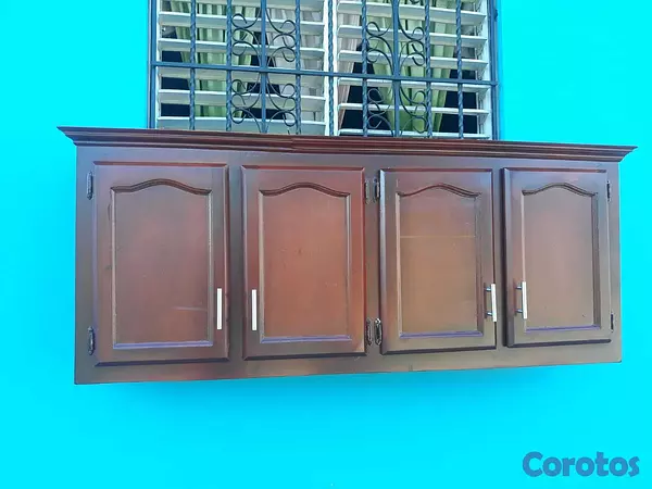 muebles y colchones - Gabinete de pared de cocina en madera  2