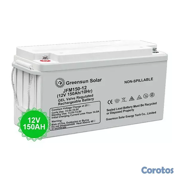 otros electronicos -  BATERIAS DE GEL 12V Y 150AMP 2