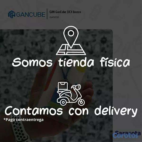 accesorios para electronica - GAN Cubo 3X3 llavero 3