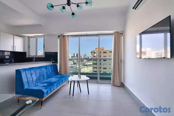 apartamentos - Apartamento Amueblado en Torre Elegante 2