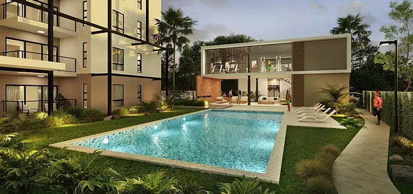 apartamentos - Apartamentos en Venta en Alaia Residences | Rieles de Gurabo, Santiago 8
