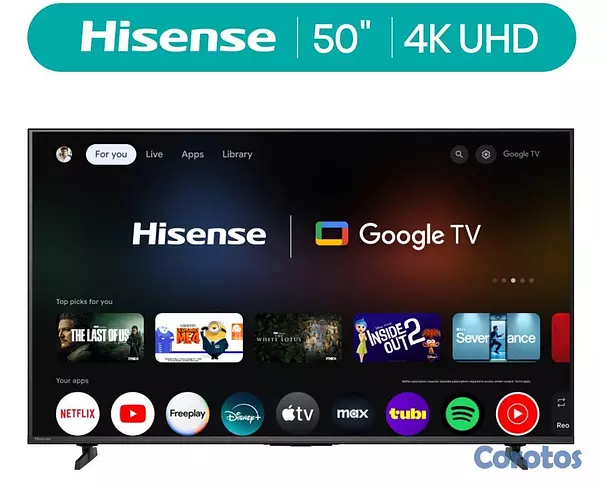 tv - Smart TV Hisense 50” UHD 4K – Modelo A5 (NUEVA, se 1