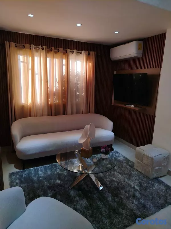 apartamentos - venta de apartamento 2da con terraza en la autopista de san Isidro 2 parque la  4