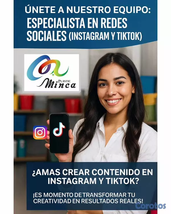 empleos disponibles - PROMOTORA EN REDES SOCIALES Cruce de Guerra SD Est 1