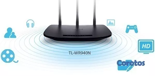 otros electronicos - ROUTER WIRELESS TP-LINK TL-WR940N, 2.4GHZ/450MBPS, 1 PUERTO WAN + 4 PUERTOS LAN 3