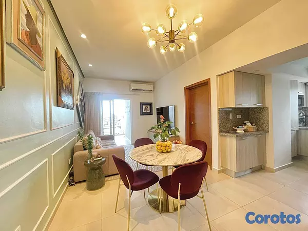 apartamentos - APARTAMENTO AMUEBLADO EN VENTA – EVARISTO MORALES  2