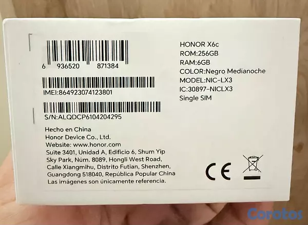 celulares y tabletas - Vendo Celular Honor X6C 4