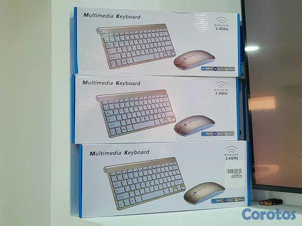 computadoras y laptops - Teclado y mause inalambrico unirversal para todo 1