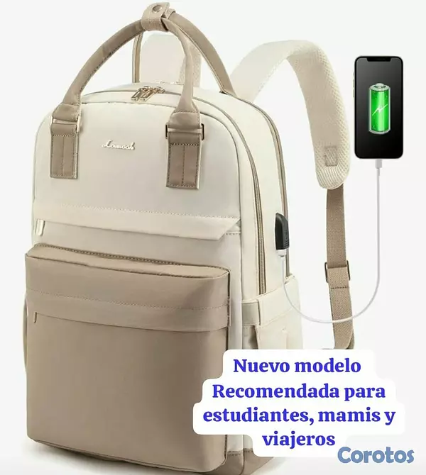 carteras y maletas - Mochila para estudiantes, viajeros y mamis, calida 4