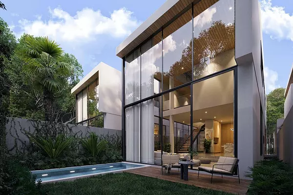 casas - Proyecto exclusivo de solo tres casas Bella Vista 8