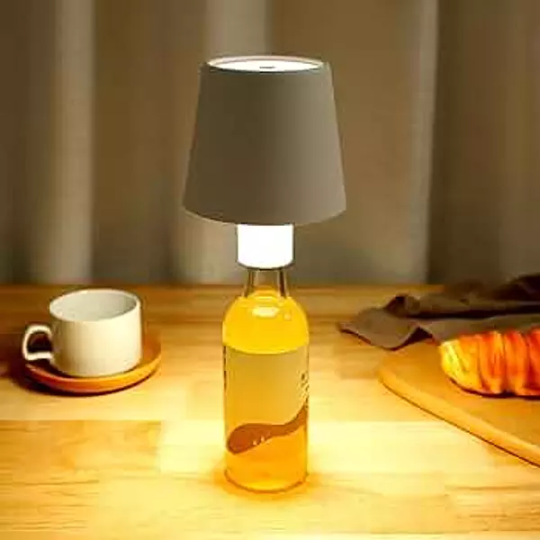 decoración y accesorios - lampara led para botella de vino 