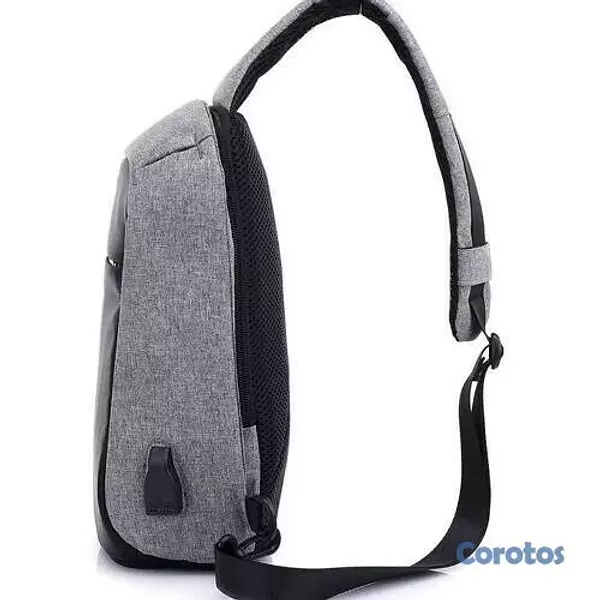 carteras y maletas - Mini mochila antirrobo impermeable con puerto de carga USB 2