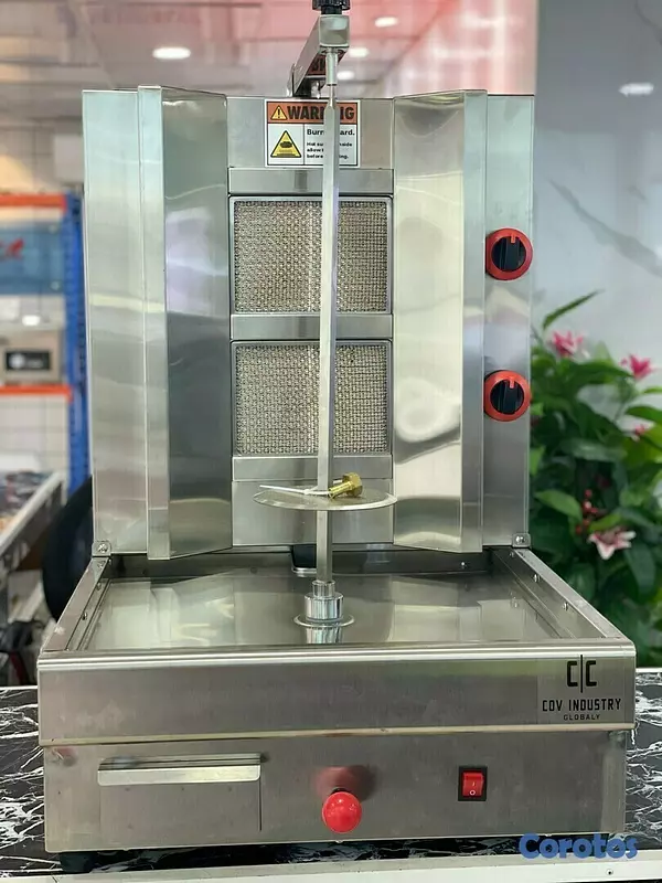 equipos profesionales - Asador kebab shawarma quemadora horno freidora de carnes 8