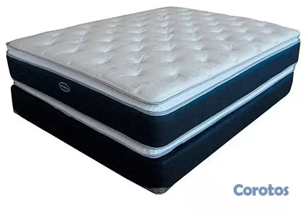 muebles y colchones - Confortable colchón doble PilowTop. Nuevo 2