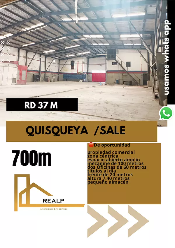 oficinas y locales comerciales - Nave en el Quisqueya  1