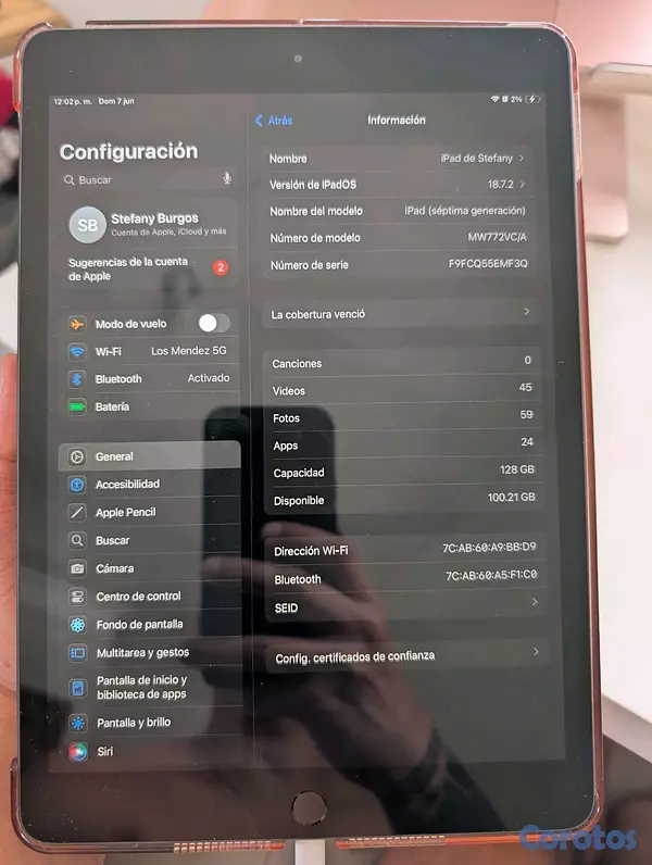 computadoras y laptops - MacBook Air 2019 rose gold i5 256gb 6