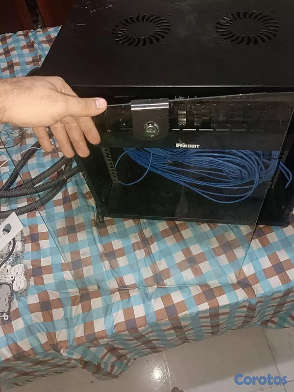 accesorios para electronica - caja de telecomunicaciones panduit, tplink  y todo lo que ves en la foto 8