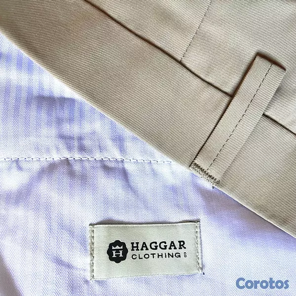 ropa para hombre - Pantalón Haggar® Original | Corte: Straight Fit  4
