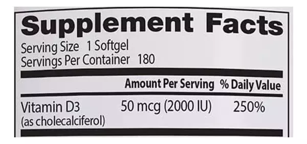 Salud y Equipamiento Médico - Vitamina D3 50mcg Doctor S Best - 2
