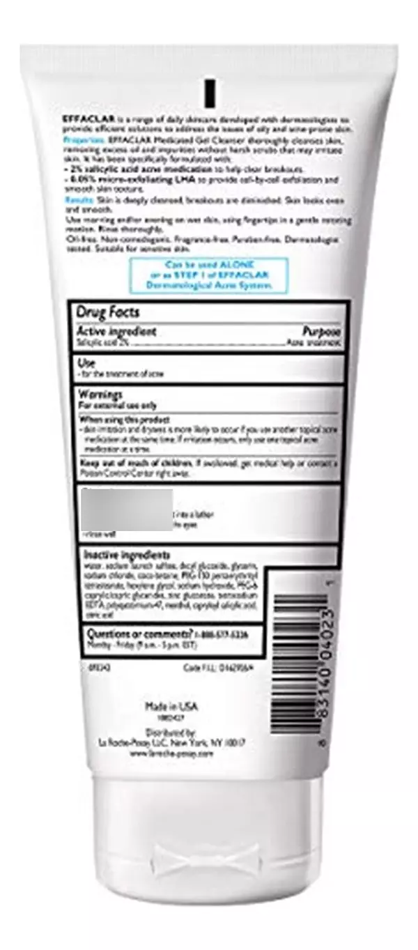 Salud y Equipamiento Médico - La Roche-posay Effaclar Gel Medicado Acne Lavado De Cara 2