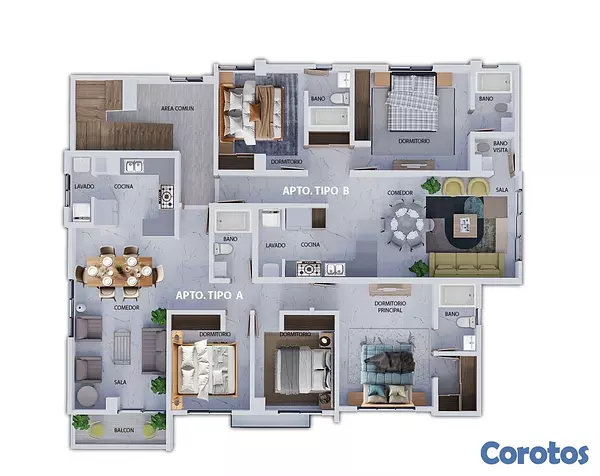 apartamentos - venta de apartamentos en la autopista de san isidro brisa oriental de 124mts 7