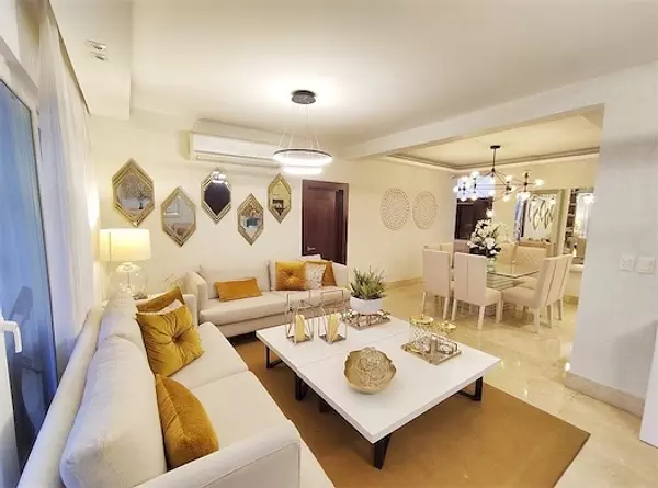 apartamentos - Amueblado de renta en La Zurza Santiago  3