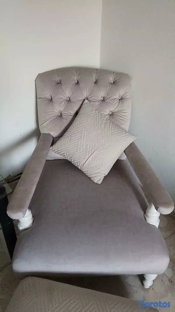 muebles y colchones - Sillón estilo francés  2