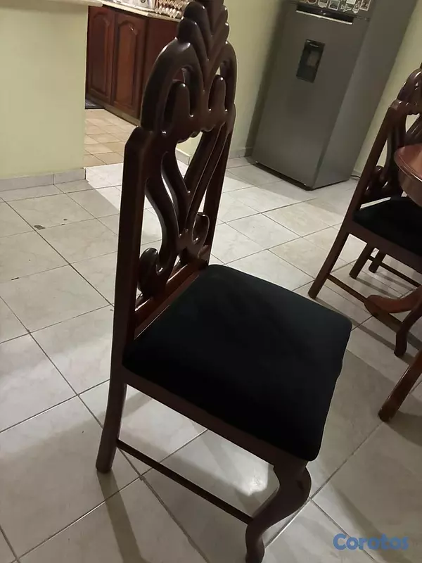 muebles y colchones - Mesa Comedor de Caoba 2