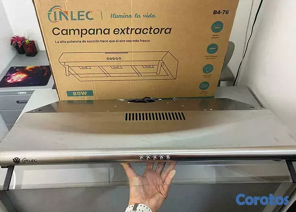 electrodomesticos - Extractor de Grasa Inlec 30x20 pulgadas 
Modelo B4-76
Niquelado

 7