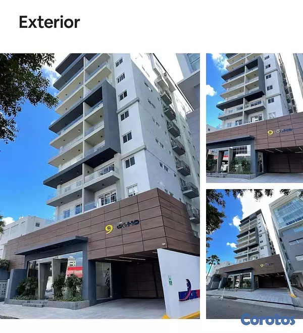 apartamentos - Alquiler Apartamento en Piantini -Exclusivo- Contrato 1 año - 1 Habitación  8