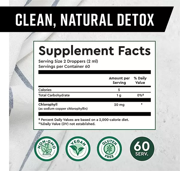 Salud y Equipamiento Médico - Clorofila 20 Mg 360 Nutrition 2