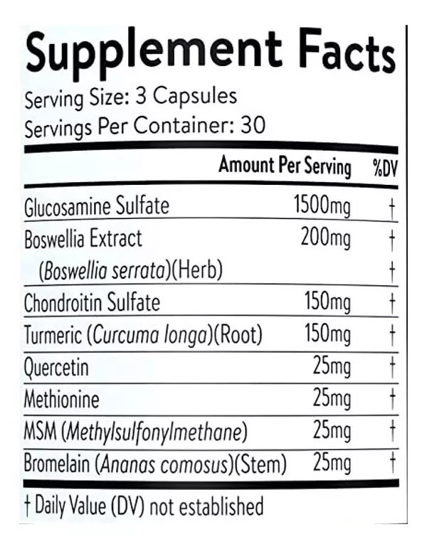 Salud y Equipamiento Médico - Glucosamina 2100 Mg  Nutririse 2