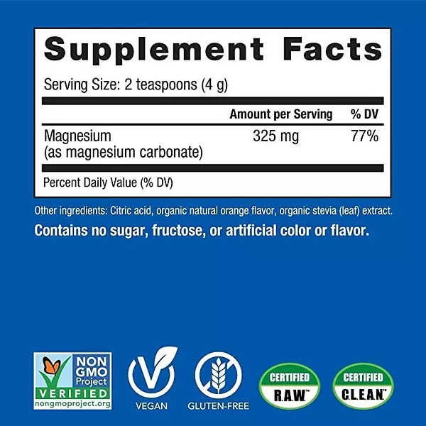 Salud y Equipamiento Médico - Magnesio 325mg Natural Vitality 2