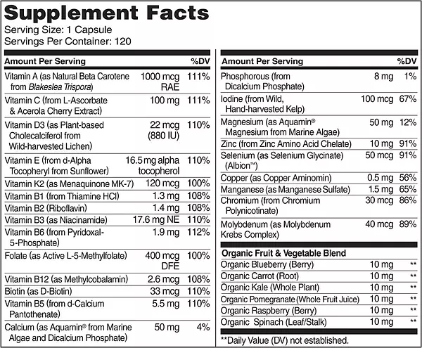 Salud y Equipamiento Médico - Multivitaminico 120cap Naturelo - - Unidad A $3206 2