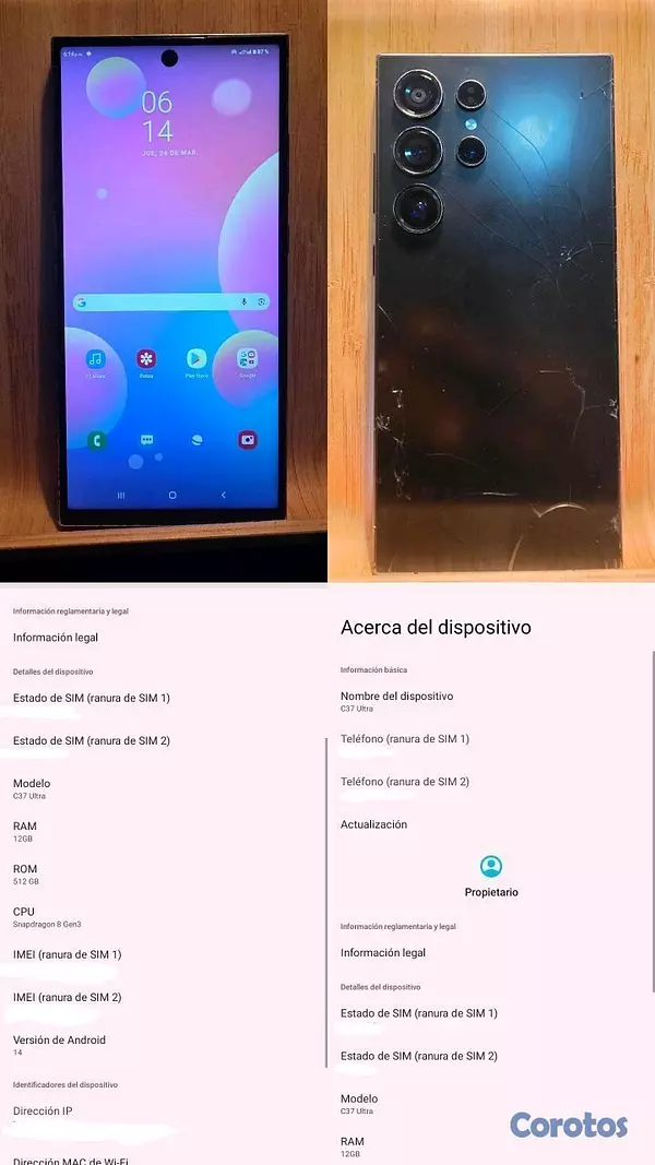 celulares y tabletas - C37 Ultra Negociable  4