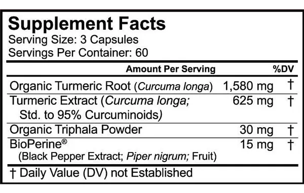 Salud y Equipamiento Médico - Curcuma Pura 2250mg 2
