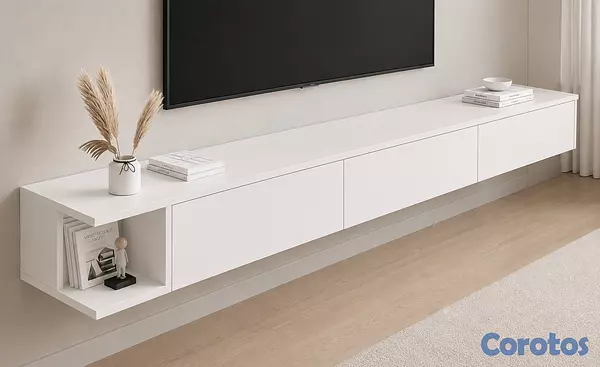 decoración y accesorios - Muebles de TV, Closet, Mesitas de noche, repisas flotantes, espejos, paneles etc 3