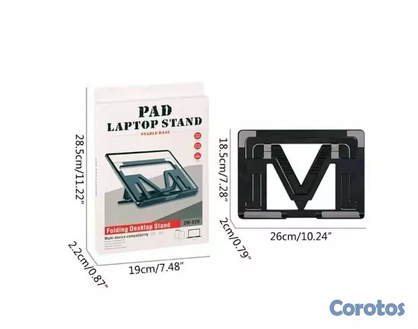 accesorios para electronica - Soporte de escritorio para laptop y tablet 5