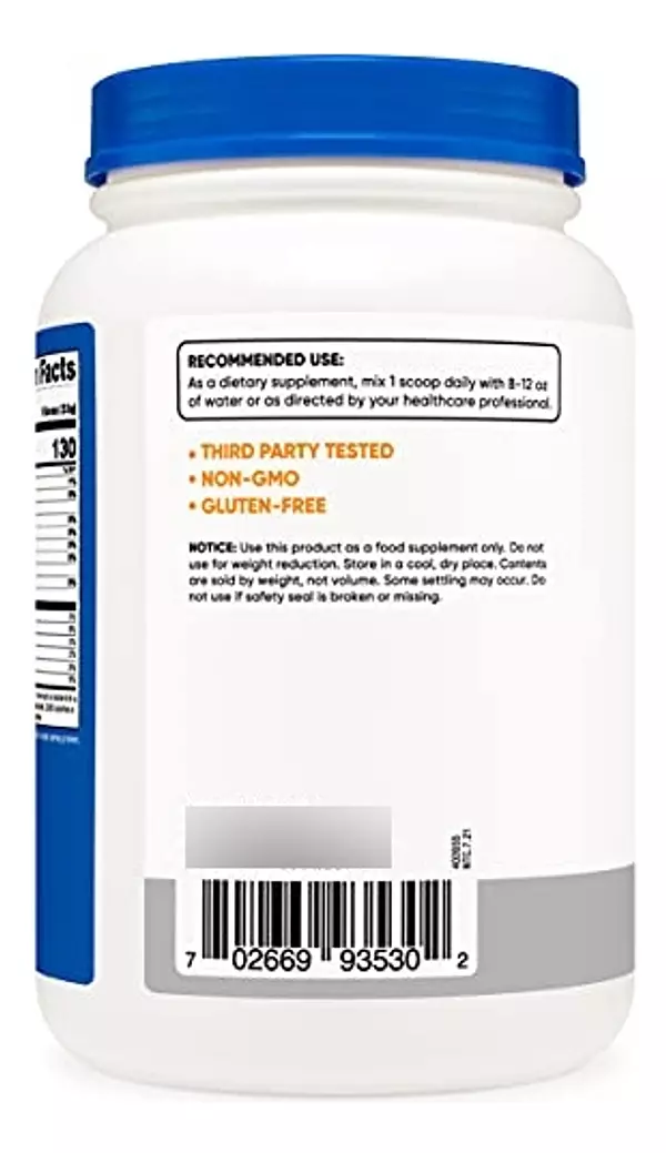 Salud y Equipamiento Médico - Proteina Aislada De Suero Alimentado Con Hierba -nutricost 3
