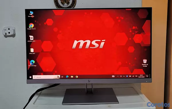 computadoras y laptops - Monitor hp 24 Pulg ips Sin Bordes 1080p HDMI  2