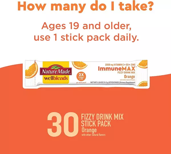 Salud y Equipamiento Médico - Vitamina C D3 Y Zinc Para El Sistema Inmune 30 Sobres 2