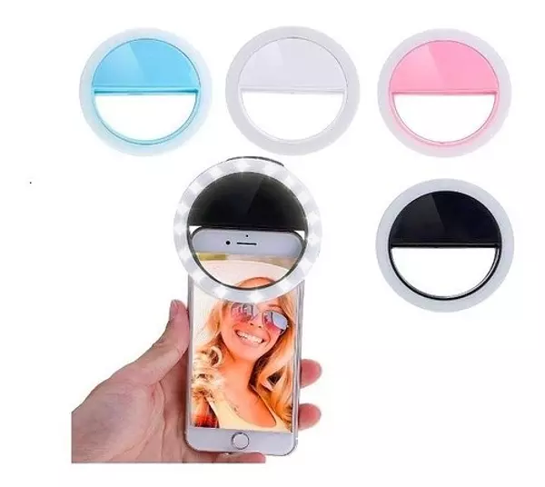 accesorios para electronica - Mini aro de luz para celular portatil selfie fotos 5