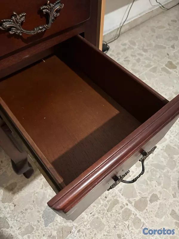 muebles y colchones - Coqueta / Gavetero con espejo de caoba – Muy buen estado 9