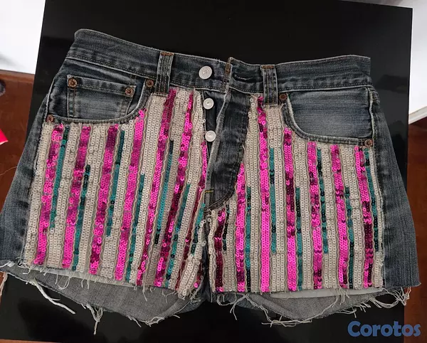 ropa para mujer - Shorts Levi’s con lentejuelas 1