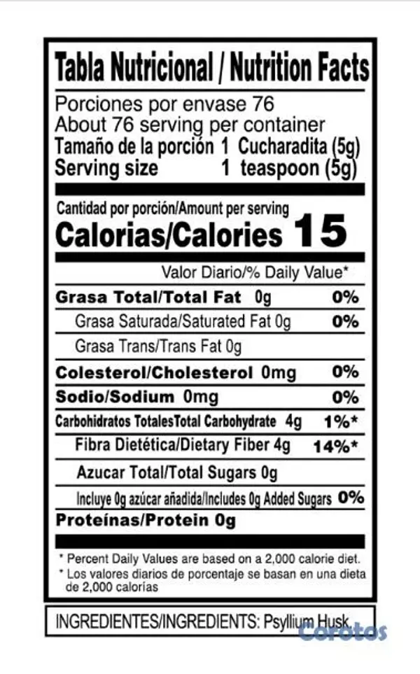 Salud y Equipamiento Médico - BioEva Fibra Sabor Naranja (380g) 2