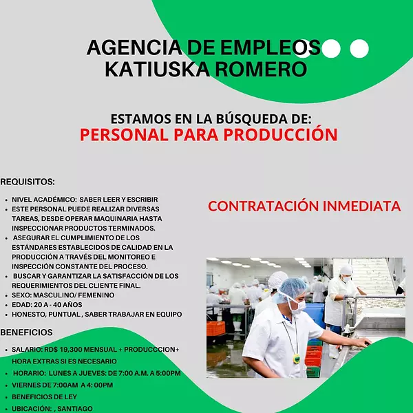 empleos disponibles - Empleos varios 3