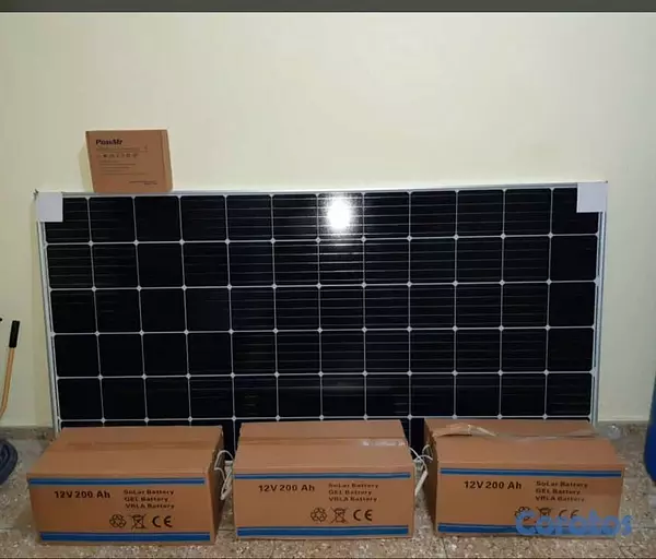 plantas e inversores - Paneles solares de 400 watts monocristalinos  1